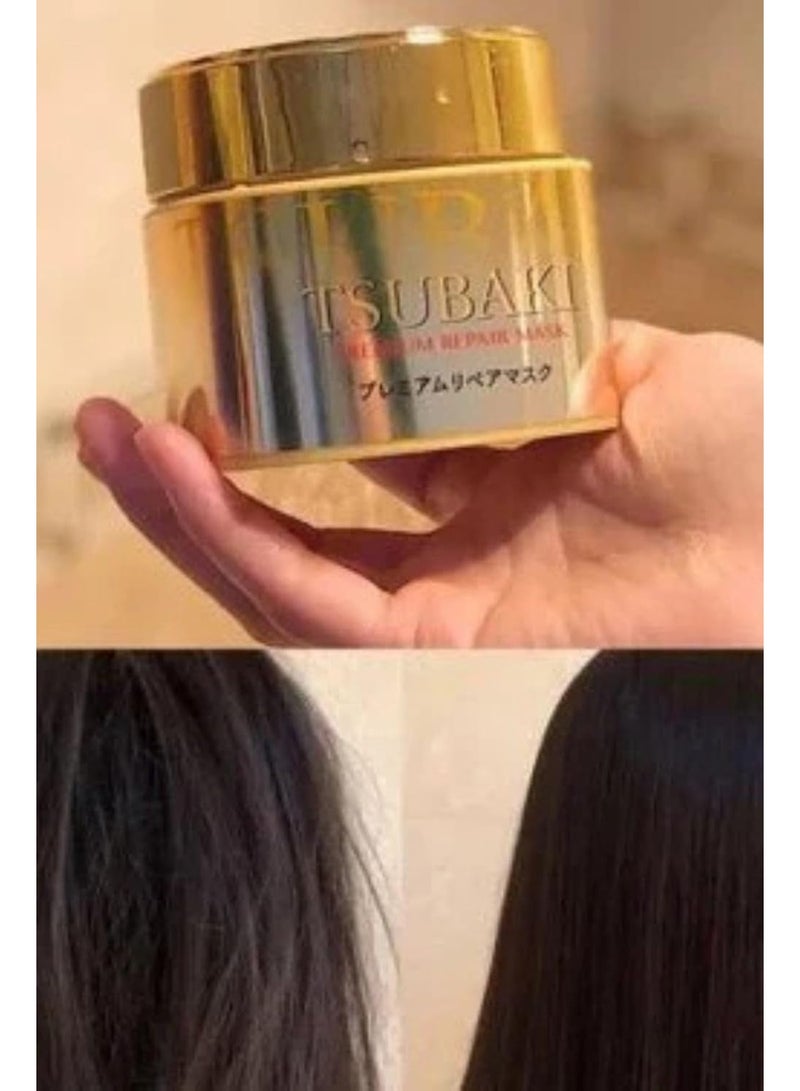 Tsubaki A luxurious Japanese hair treatment and moisturizing mask that nourishes and moisturizes damaged hair, 180 grams - Image 4